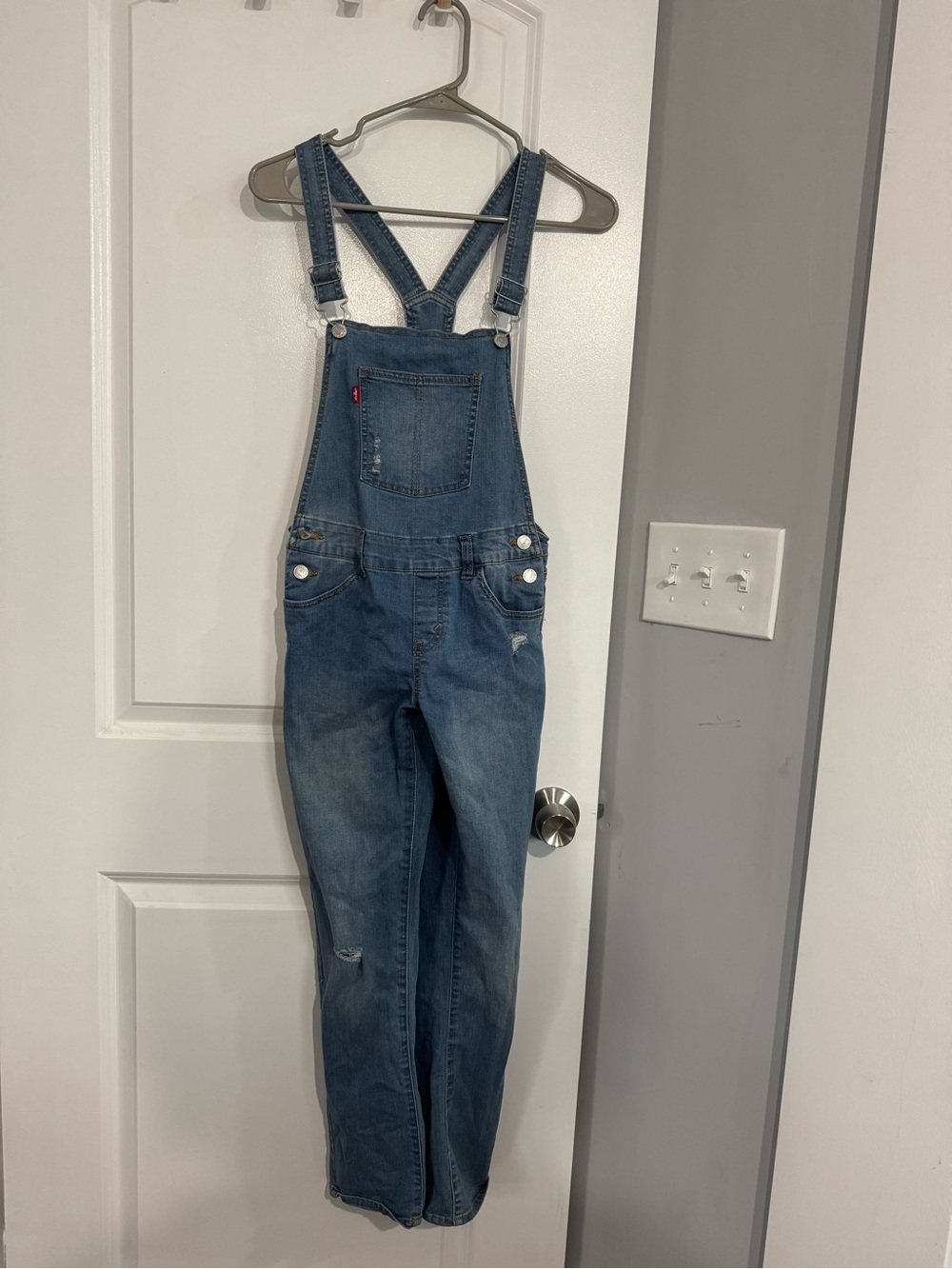 Levi's Blue Denim Kids Overalls size 12